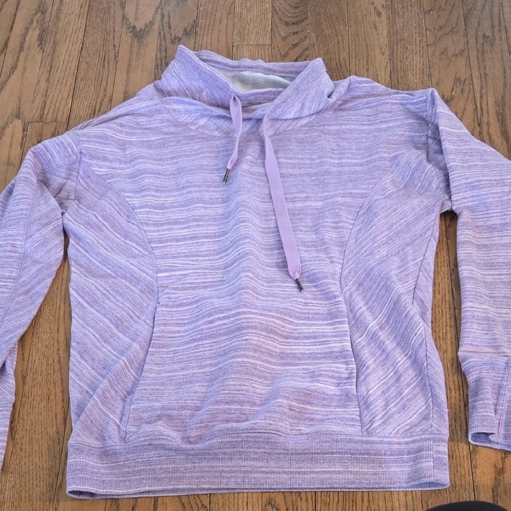 Zella Lavender Cowl Neck Sweater